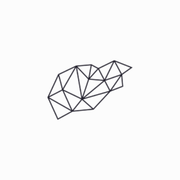 radical logo presented in black on white
