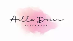 the full colour version of the aella dreams logo - a fashion logo design project by nstudio