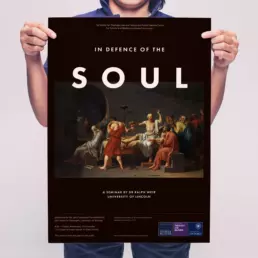 poster design for the university of oxford: 'in defence of the soul' - by nstudio