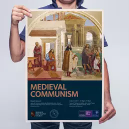 poster design for the university of oxford - medieval communism