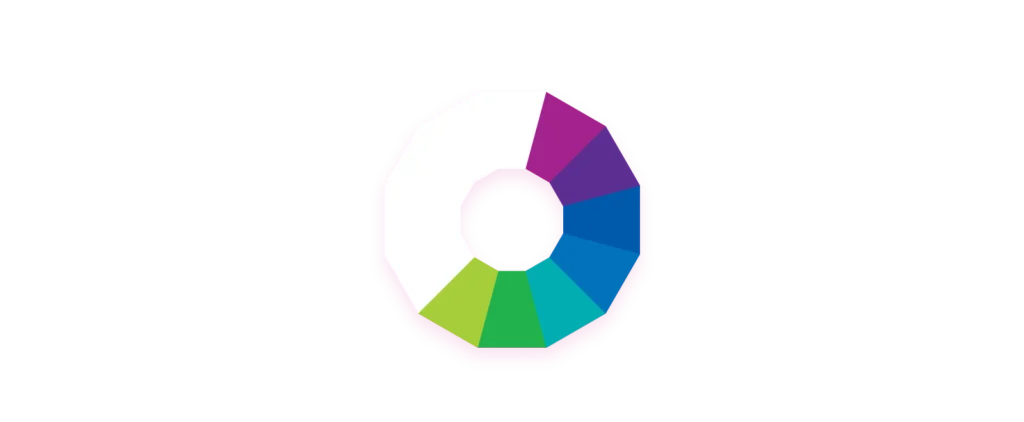 colour wheel graphic showing the influence of a single colour