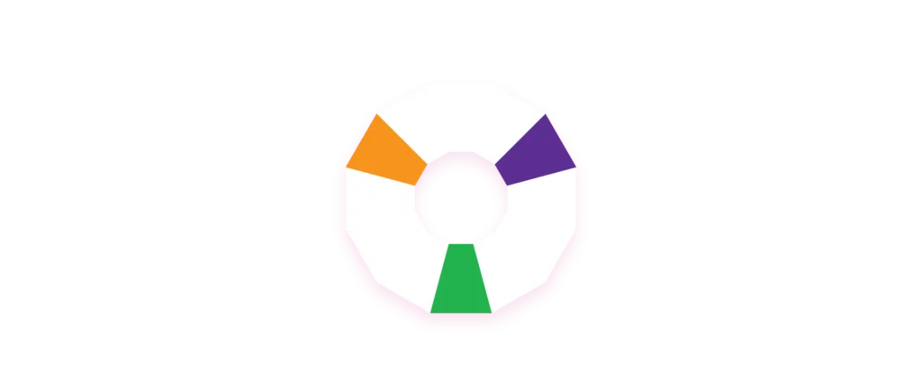 colour wheel graphic showing secondary colours