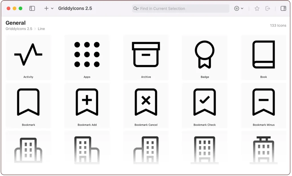 screenshot of iconjar
