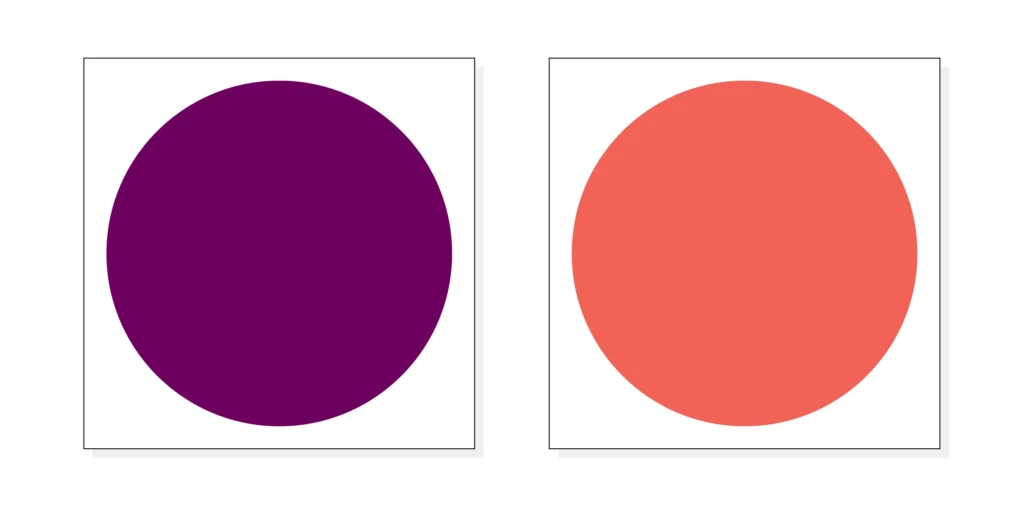 two circles on illustrator artboards