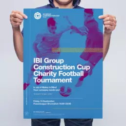 poster design for the construction cup 2019