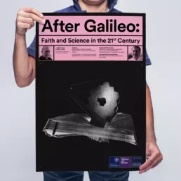 poster design for the university of oxford - after galileo: faith and science in the 21st century