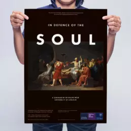 poster design for the university of oxford - in defence of the soul