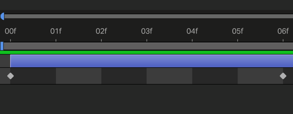 after effects ui detail illustration of the timeline showing example keyframes