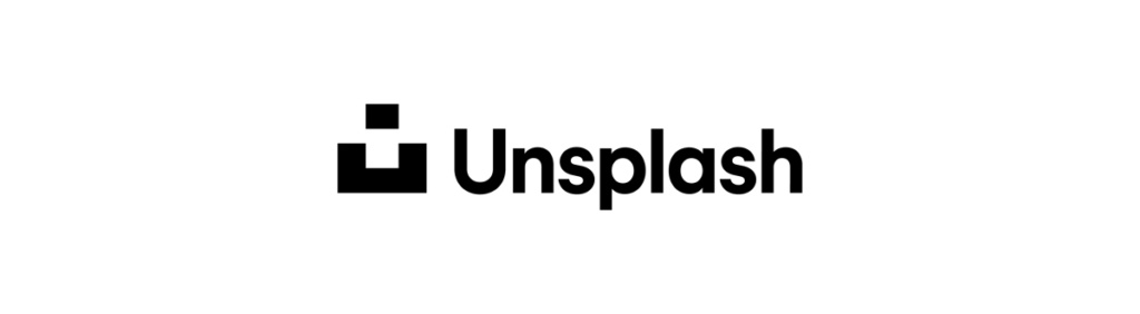 black camera symbol used by Unsplash.com