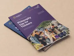 mockup of two brochures