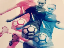 close up halftone of poster design