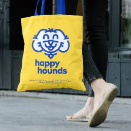 logo mocked up onto tote bag