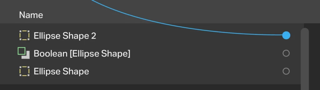 making a connection in cavalry to achieve a boolean