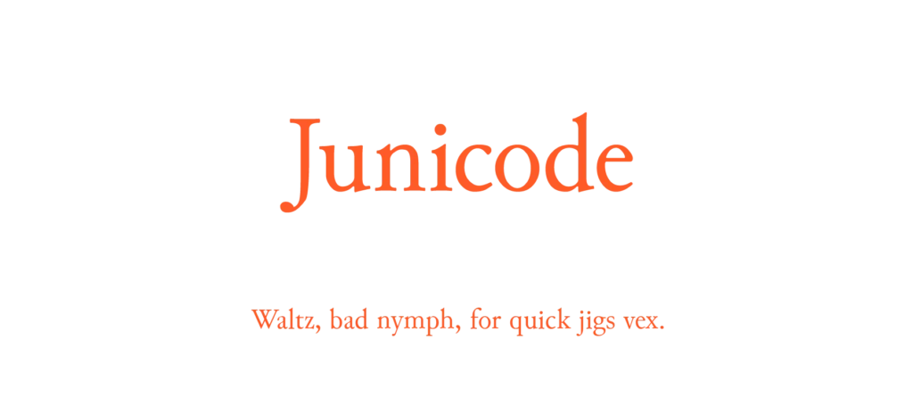 junicode free font